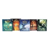 Percy Jackson and the Olympians books 1-5 CD Collection Percy Jackson and the Olympians books 1-5 CD Collection Hardcover Product Bundle Audio CD