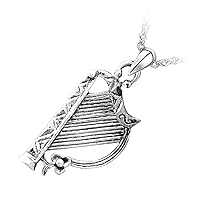 GWG Jewellery Pendant Necklace Coated Celtic Harp
