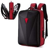 17.3 Inch Laptop Bag Backpack E-Sports Backpack Hard Shell Travel Backpack is Waterproof, Suitable for Travel/Gaming Lovers,Red