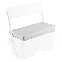 Wise 8WD156-R-S Replacement Seat Cushion for Wise 8WD156 Series 70 Quart Swingback Cooler Seat, White