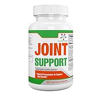 Joint Support Supplement with Glucosamine, Turmeric Extract, Boswellia, Collagen Type II, Paractin, Zanthin, Hyaluronic Acid, Black Pepper, 60 Capsules,