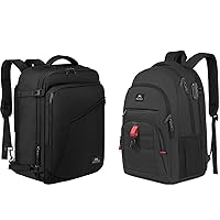 MATEIN Carry on Backpack, Extra Large Travel Backpack Expandable Airplane Approved Weekender Bag for Men, Anti Theft Travel Backpack for Men, 17 Inch Laptop Backpack with USB Charging Port & Lock