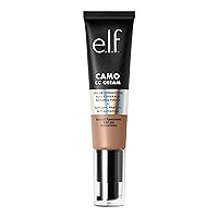 e.l.f. Camo CC Cream, Color Correcting Medium-To-Full Coverage Foundation with SPF 30, Tan 415 C, 1.05 Oz (30g)