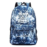 Sword Art Online SAO Game Cosplay Luminous Backpack Casual Daypack Travel Hiking Carry on Bags with USB Charging Port Galaxy C /2