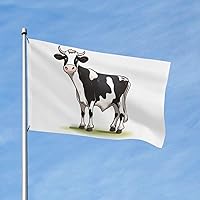 Flag 3 x 5 Ft Outdoor Flag Double Sided Flag Dairy Cow All Weather Flags for Yard Outdoor Decoration Holiday Banner Sign