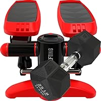 Mini Stepper - Red Bundle with Dumbbell Prism 25lb