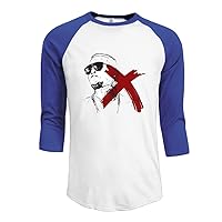 Men's Chris Brown Exclusive Round Neck 3/4 Sleeve Raglan T Shirt