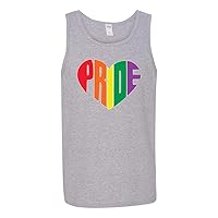 Heart Pride Tank Tops LGTBQ Gay Pride Novelty Tanktop