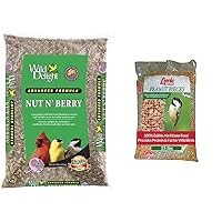 Wild Delight Nut N' Berry Birdfood (20 lb) and Lyric Peanut Pieces Wild Bird Seed (15 lb)