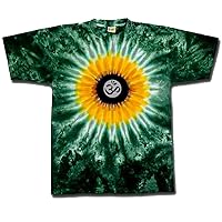 Yoga T-Shirt - Om Symbol Sunflower Tie Dye Tee Shirt