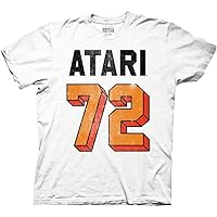 Ripple Junction Atari Men's Short Sleeve T-Shirt Athletic Jersey Style 1972 Vintage Gaming Crew Neck Officially Licensed