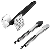 Spring Chef Dual Sided Meat Tenderizer & 12