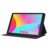 TCL Android 12 Tablet TAB 8V, 4GB+64GB (Up to 512GB), 8 Inch Tablets, HD Display, 5500mAh Battery, Wi-Fi Gaming Tablet with case, 5MP Camera Small Cheap Tableta for Kids, Adults, Gaming, Video