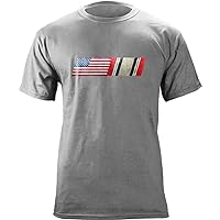 Vintage American Flag Iraq Campaign Blend Veteran T-Shirt