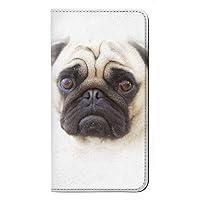 jjphonecase RW1852 Pug Dog PU Leather Flip Case Cover for Samsung Galaxy A15 5G