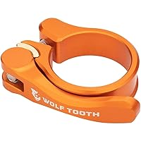 Wolf Tooth QR Quick Release Seatpost Clamp - 34.9mm, Orange