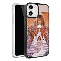 Labyrinth Movie Art Goblin King Jareth David Bowie Protective Slim Fit Hybrid Rubber Bumper Case Fits Apple iPhone 12 Pro and 12