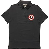 Captain America Large Shield Logo Polo Shirt