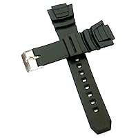 g24 Compatible Replacement Watch Band Strap Fits black rubber watch band Fits GS1150 GS1400, GS1050