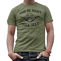 STAR WARS Yoda Darth Vader Darth Maul Boba Fett Adult Men's T-Shirts