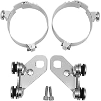 Memphis Shades Lowers Mounting Kit Hardware (Fats and Slim Windshields) Compatible with 98-04 Suzuki VL1500