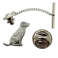 Lab or Labrador Tie Tack ~ Antiqued Pewter ~ Tie Tack or Pin - Antiqued Pewter
