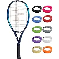 Yonex EZONE Sky Blue Tennis Racquet Strung with Synthetic Gut Racket String in Your Choice of Colors (Made for Junior Players About to Move Up to Their First Adult Frame)