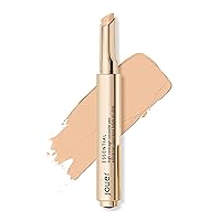 Jouer Essential High Coverage Concealer Pen - Under Eye Concealer for Dark Circles - Brightening Makeup for Eye Circles - Color Corrector Eye Primer with Hyaluronic Acid and Vitamin E