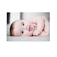 Cute Baby Poster for Pregnant Women Expecting Mothers Wall Art Poster (3) Canvas Painting Posters And Prints Wall Art Pictures for Living Room Bedroom Decor 12x18inch(30x45cm) Unframe-style