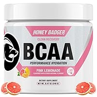 BCAA + EAA Amino Acids Electrolytes Powder, BCAAs + L-Glutamine, Keto, Vegan, Sugar Free for Men & Women, Hydration & Post Workout Muscle Recovery Drink Mix, Pink Lemonade, 30 Servings