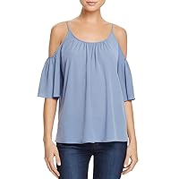 French Connection Women's Polly Plains Cold Shoulder Blouse
