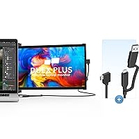 Duex Plus Monitor with 2-in-1 USB Cable,13.3