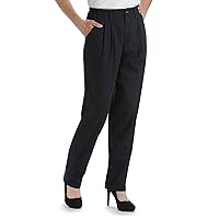 Lee Women's Petite Relaxed-Fit Side-Elastic Straight-Leg Pant