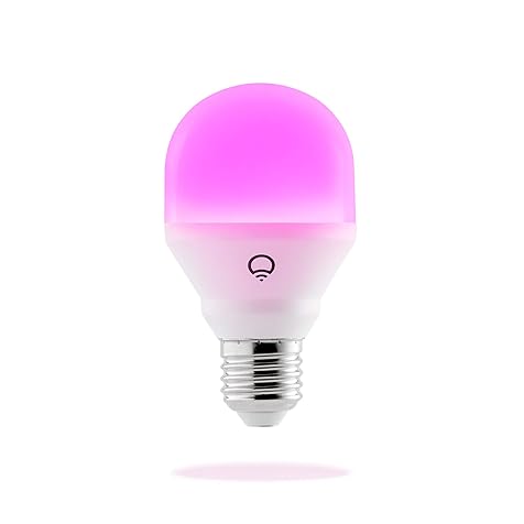 Mini 800-Lumen LED Light Bulb (L3A19MC08E26) Multi Colored - 1 Pack, 120 volts, 9W - New