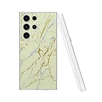 for Galaxy S23 Ultra Case Shockproof Protective Phone Case Cover Designed for Galaxy S23 Ultra, with White Marble Pattern