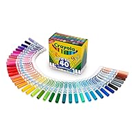 Crayola Ultra Clean Washable Markers (40 Count), Coloring Markers for Kids, Art Supplies, Marker Set, Easter Basket Stuffers, 3+