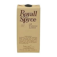 Spyce By Royall Fragrances For Men. All Purpose Lotion 4.0 Oz (Packaging May vary)