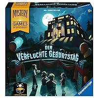 Ravensburger Family Game 26948 Mystery Games: The Cursed Birthday Cooperative Story Mystery Game for 2-4 Players from 12 Years