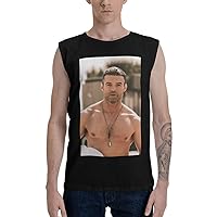 Daniel Gillies Boys Summer Casual Novelty Cotton Tank Top Sleeveless Beach Pool Running Athletic Shirt
