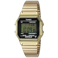 Timex Men's T78677 Classic Digital Gold-Tone Stainless Steel