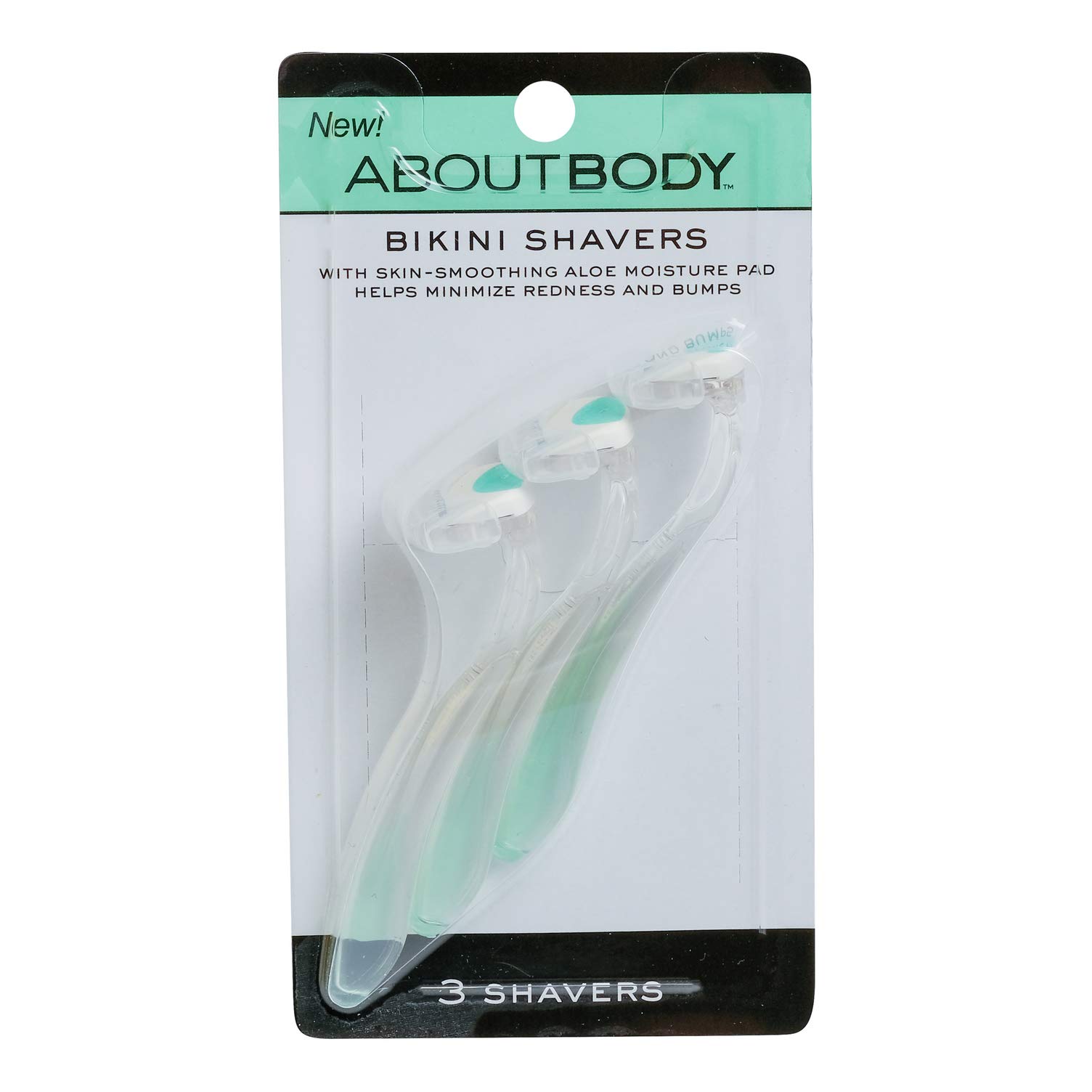 Kai About Body Bikini Shavers - Gentle Razors for Shaving, Trimming & Exfoliating - Includes 3 Beauty Groomers