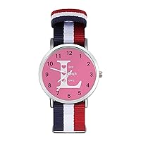 Live Laugh Love Men's Watches Minimalist Fashion Business Casual Quartz Wrist Watch for Women