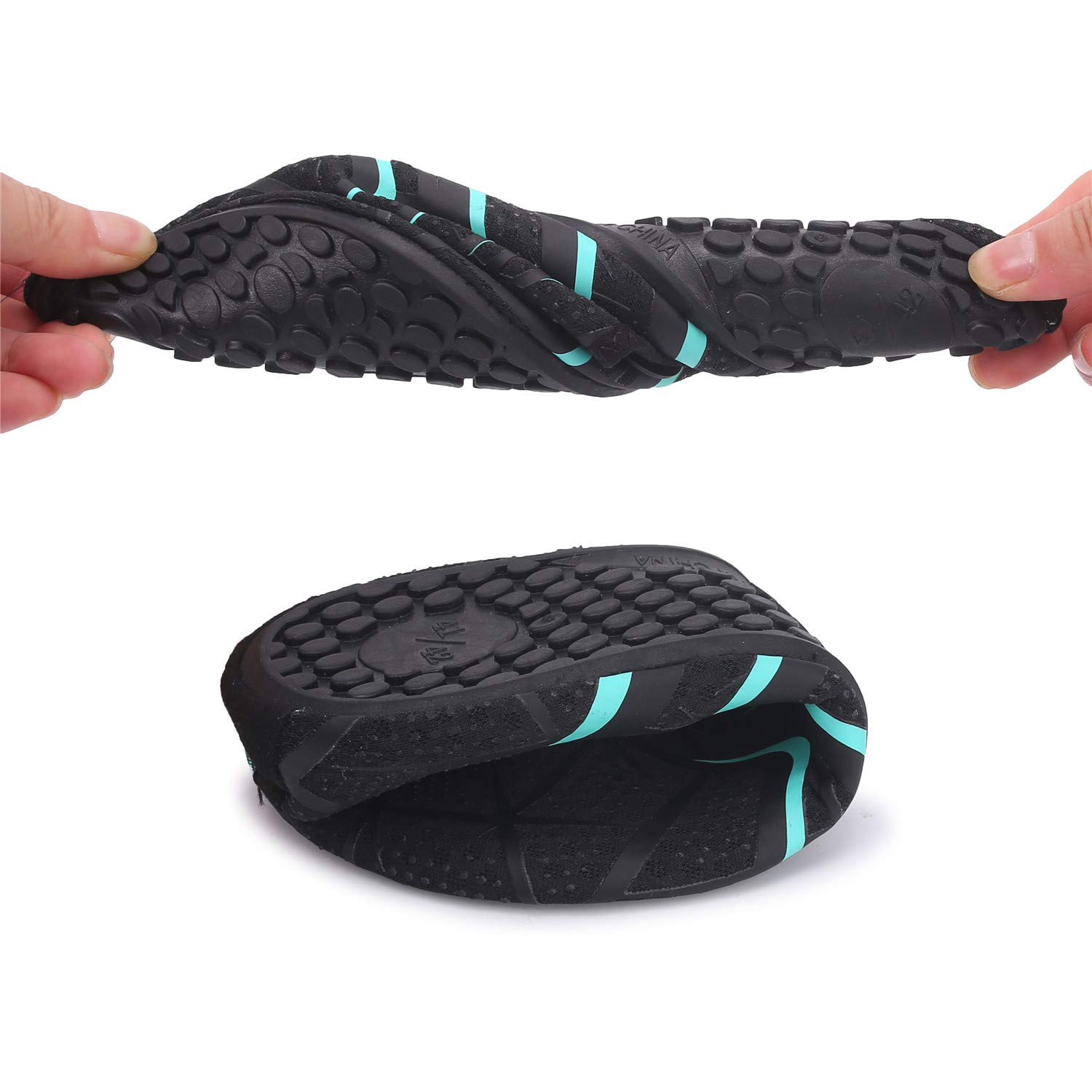L-RUN Women Water Shoes Mens Barefoot Skin Aqua Socks for Run Dive Surf Swim Beach Yoga Quick Drying