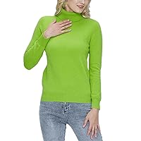 Winter Clothing Women's Knitted Cashmere Sweater Turtleneck 100% Merino Wool Autumn Warm Knitted Pullover