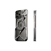 Emptiness Phone Case for iPhone 15 Pro Max Case(Only), Compatible with MagSafe, 22g Lightweight, Heat Dissipation, Ample Protection Silver