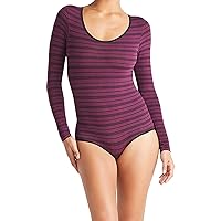 Yummie womens Cotton Full Back Long Sleeve BodysuitShapewear Bodysuit