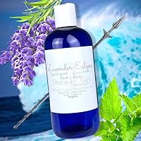 Shower Gels | 100% Plant Based & Chemical-Free | Earth Sourced Ingredients Only (Lavender Eclipse, 12 oz.)