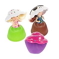 6 Pcs Surprise Toys Cupcake Doll Toy Cupcake Princess Doll Girl Cupcake Doll Kids Playset for Small Cupcake Plaything Surprise Doll Toy Kids Cupcake Doll Mini Cabbage Child
