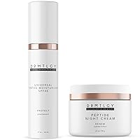 Universal Tinted Moisturizer with SPF 46 & Peptide Night Cream Set- Universal Tinted SPF & Face Moisturizer 2 Pack