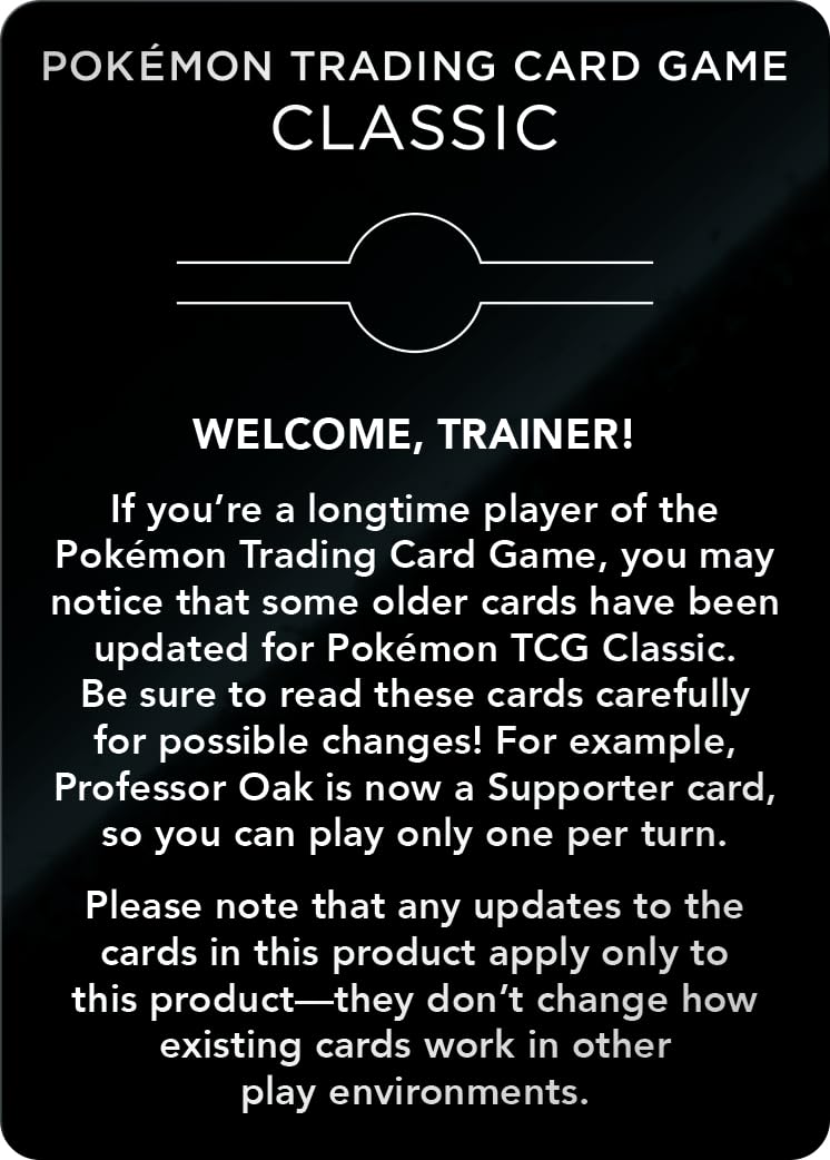 Pokémon Trading Card Game Classic